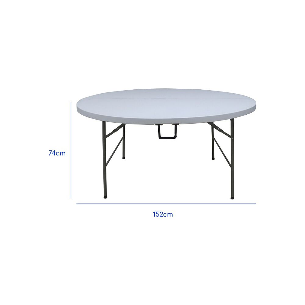Mesa Redonda Plegable Blanca Members Choice image number 2