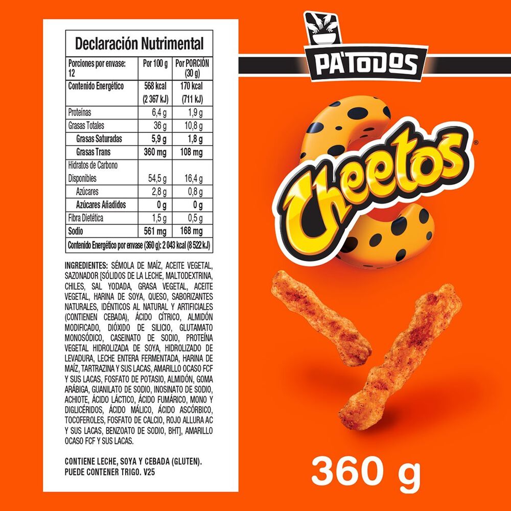 Botana Cheetos Torciditos 360 g image number 1