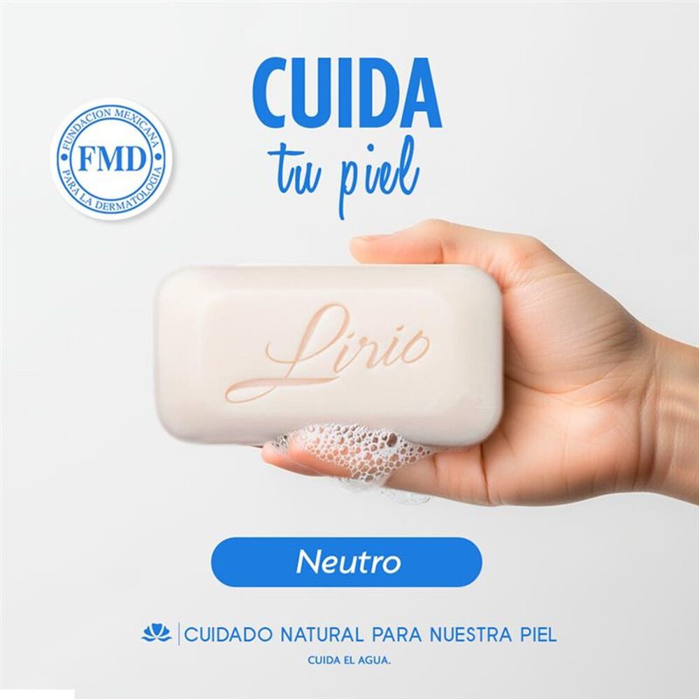 Jab&oacute;n Neutro Lirio 14/150 g image number 2