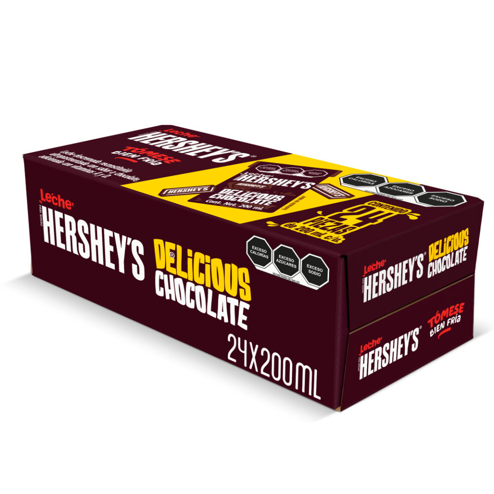 Leche Hershey&rsquo;s Delicious Chocolate 24/200 ml image number 1