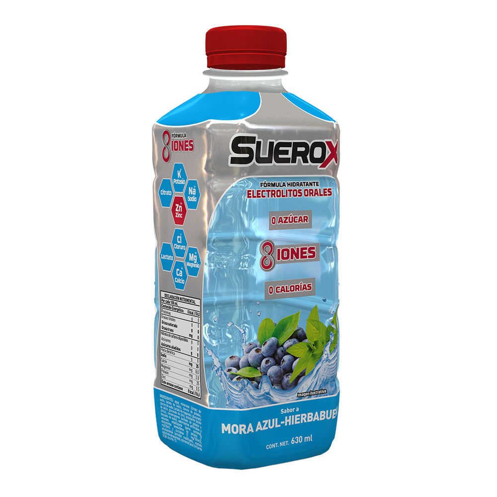 Suerox Bebida Hidratante Mora Azul 630 ml image number 4