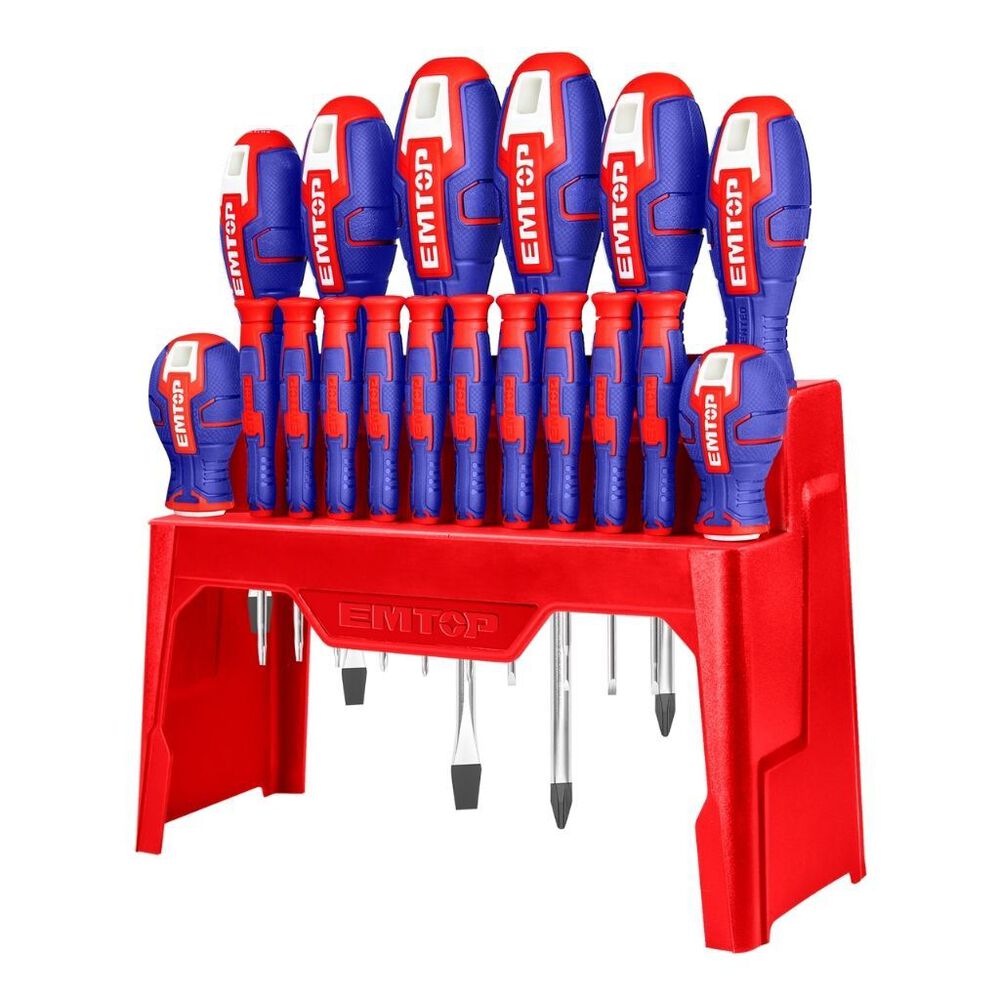 Kit de Destornilladores 18 PCS Emtop image number 1
