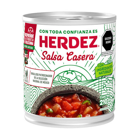 Salsa Roja Casera Herdez  6/210 g