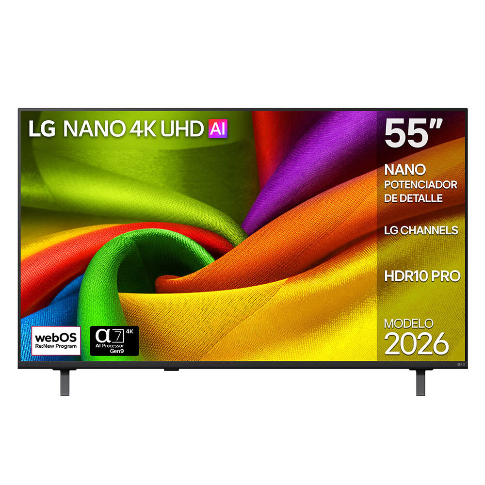 Pantalla 55" LG NANO 4K UHD AI NU850 image number 8