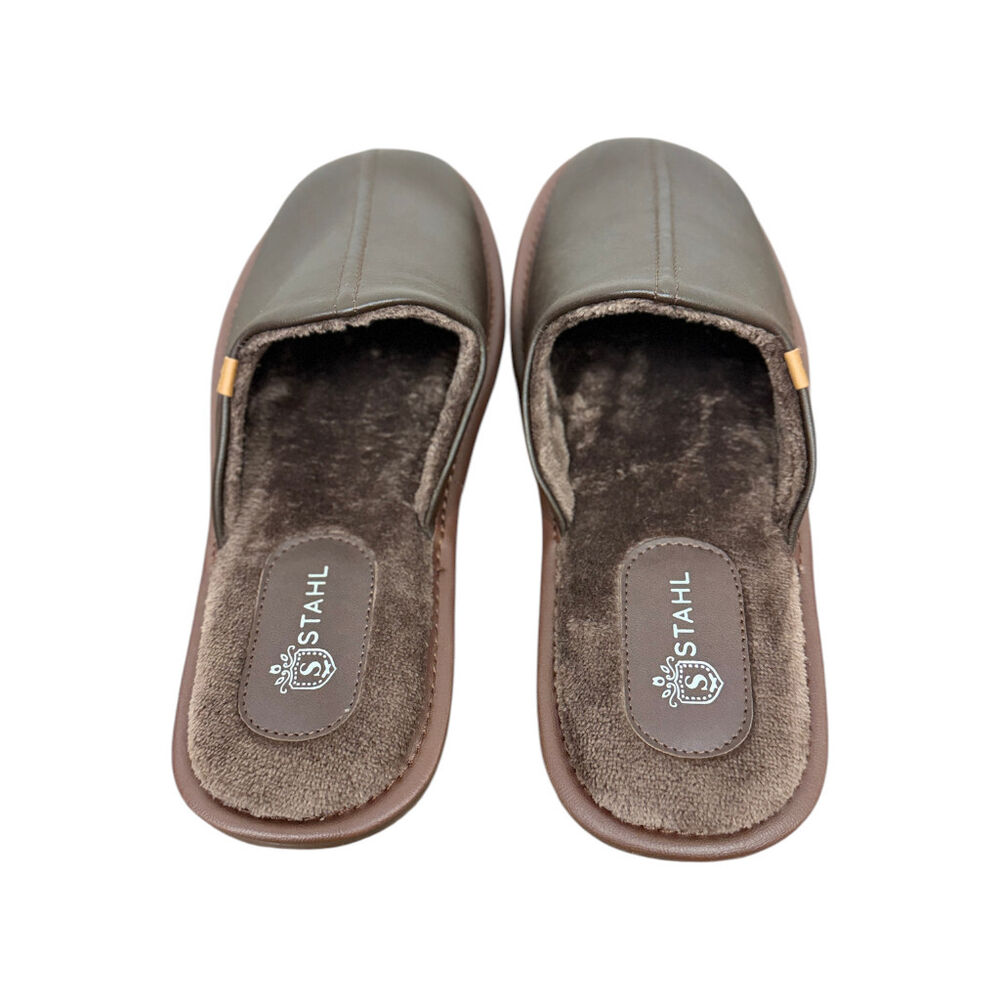 Pantufla Caballero Piel Cafe T28 Stahl image number 4