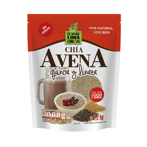 Avena Quinoa Linaza Eat Natural Lima Lim&oacute;n 1.2 Kg