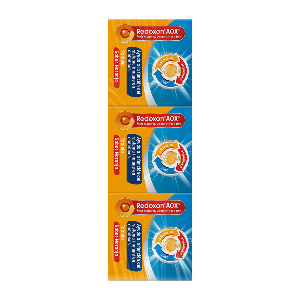 Redoxon AOX  10 tabletas 3 pack image number 4