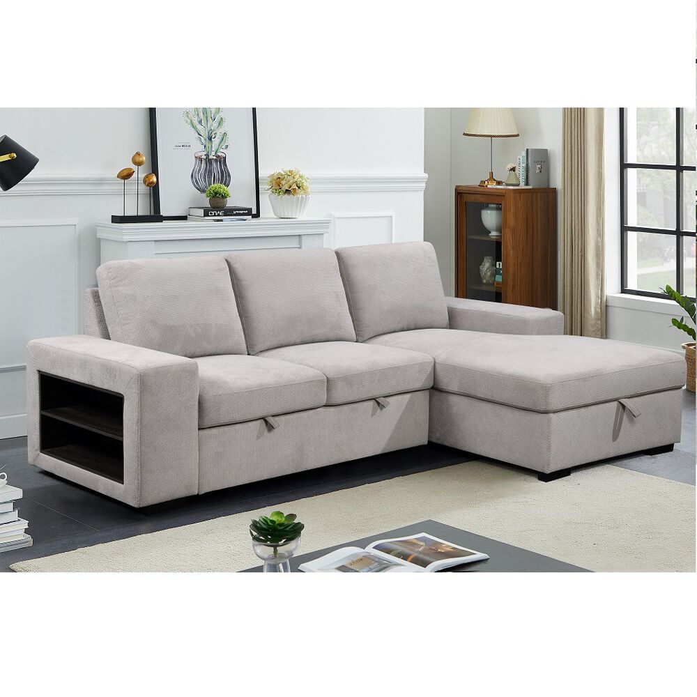 Sala con bajo cama y chaise Lilia image number 5