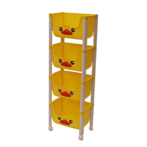 Organizador 4 Niveles Infantil Amarillo Nuovo Home