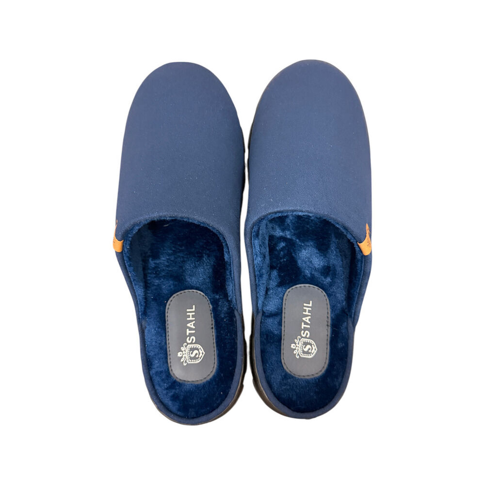 Pantufla Caballero Lisa Azul M T26 Stahl image number 5