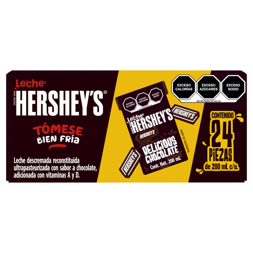 Leche Hershey&rsquo;s Delicious Chocolate 24/200 ml image number 2