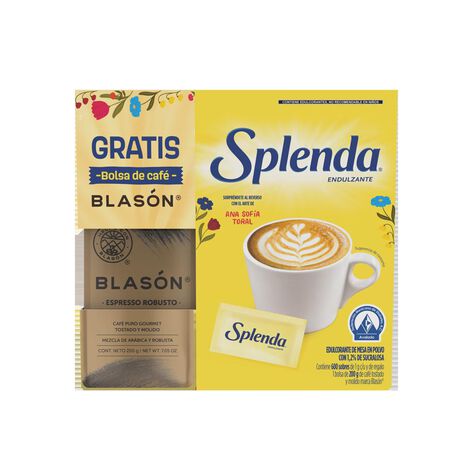 Sustituto de Az&uacute;car Splenda 600 g + Caf&eacute; Blas&oacute;n 200 g