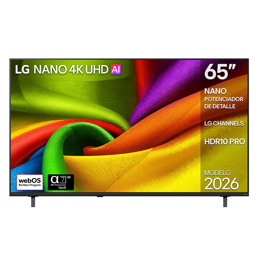 Pantalla 65" LG NANO 4K UHD AI NU850 image number 4