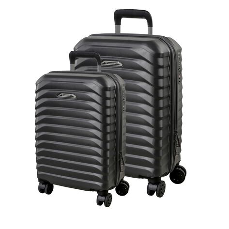 Maleta Rigida Negra Set de 2 pzs Francesco Ferellino