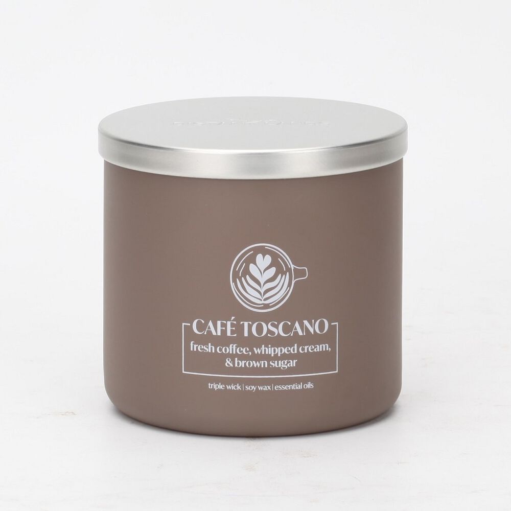 2 Pack Velas Arom&aacute;ticas Caf&eacute; Toscano y Brisa Marina image number 2