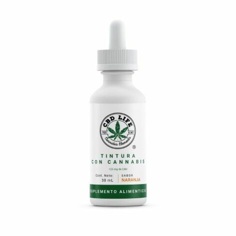 Suplemento alimenticio CBD Life Tintura con Cannabis Naranja 30 ml