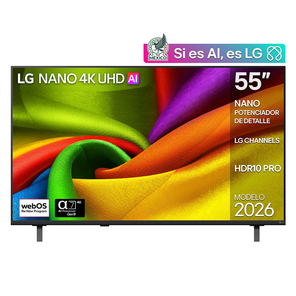 Pantalla 55" LG NANO 4K UHD AI NU850 image number 6