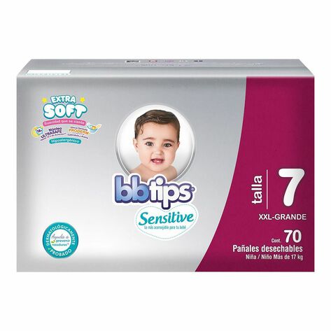 Pa&ntilde;al Bbtips Etapa 7 Paquete 70 Pzas