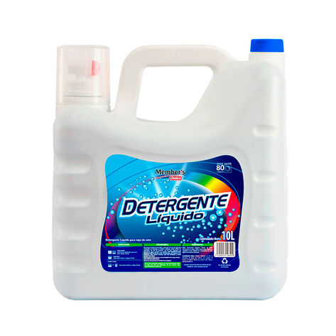 Detergente L&iacute;quido Ropa Color Member"s Choice 10 L
