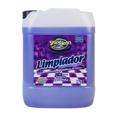 Limpiador L&iacute;quido Lavanda Shine&Clean 20 L