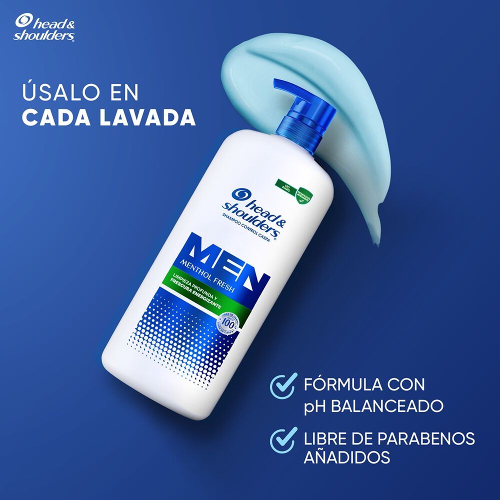 Shampoo Menthol Fresh Head&Shoulders 1.19 L image number 2