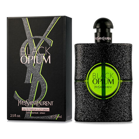 Perfume para Dama YSL Black Opium Illicit Green EDP 75 ml