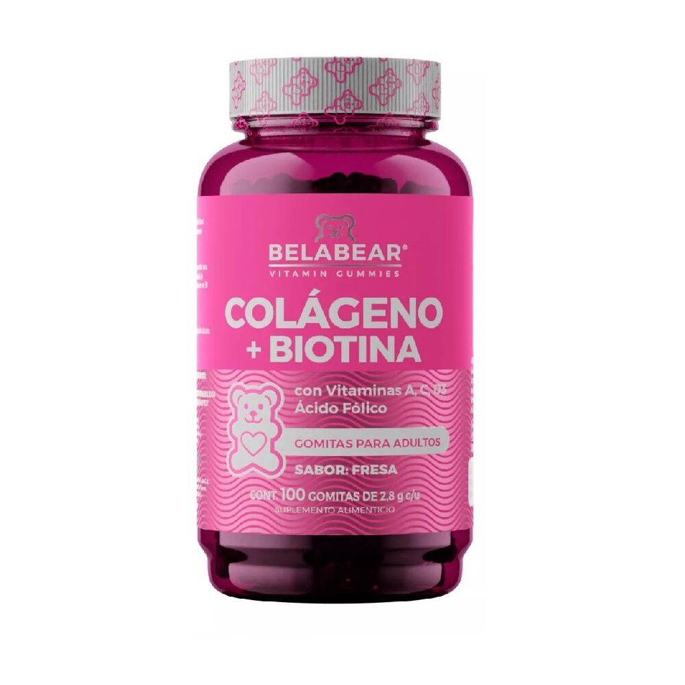 Gomitas Belabear colageno + biotina con 100  2 pack image number 2