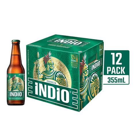Cerveza Indio 12/ 355 ml