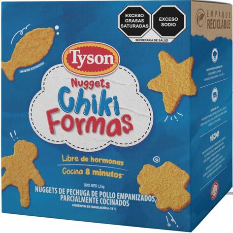 Nuggets de Pollo Chikiformas 1.2 Kg Tyson