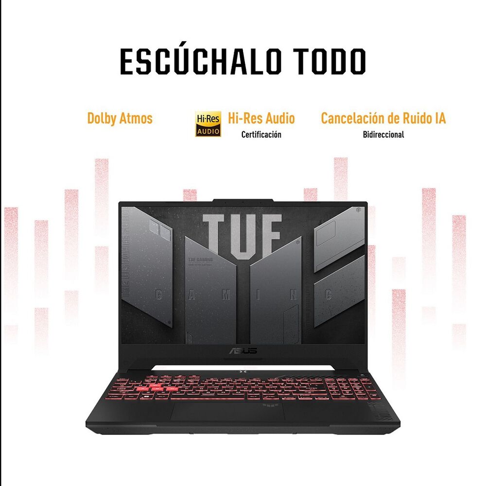 Laptop Asus TUF Gaming 15.6 R5 R5-7535HS 16GB 512GB image number 6