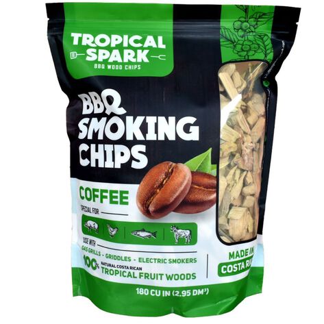 Astillas para ahumar s/caf&eacute; 800 grs Tropical Sparks
