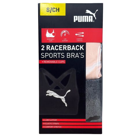 Sport Bra 2 Pack Rosa/ Gris T.CH Puma