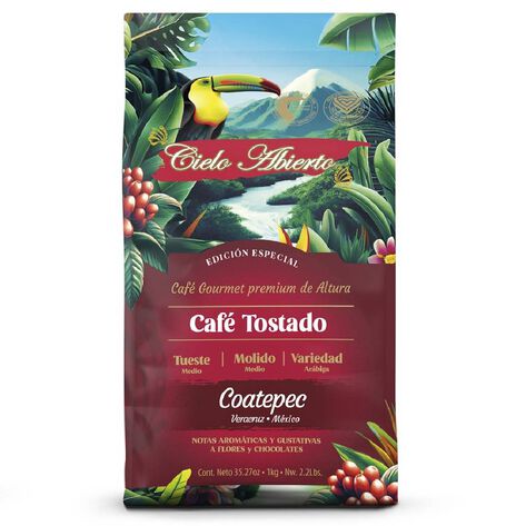 Caf&eacute; Tostado Molido Cielo Abierto 1Kg
