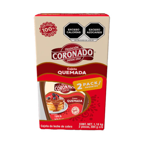 Cajeta Quemada Coronado 2/594g