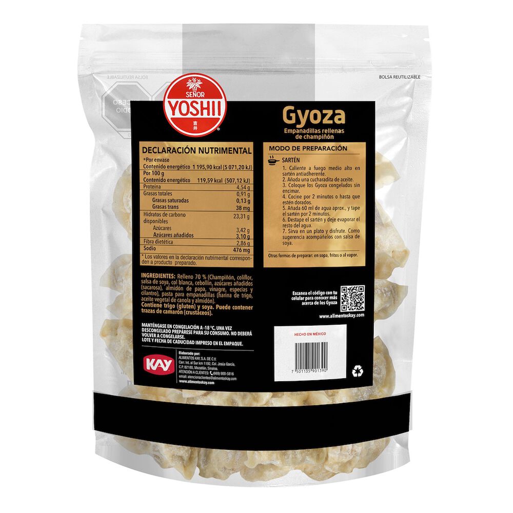 Gyozas de Champi&ntilde;ones Se&ntilde;or Yoshii 1 Kg image number 1