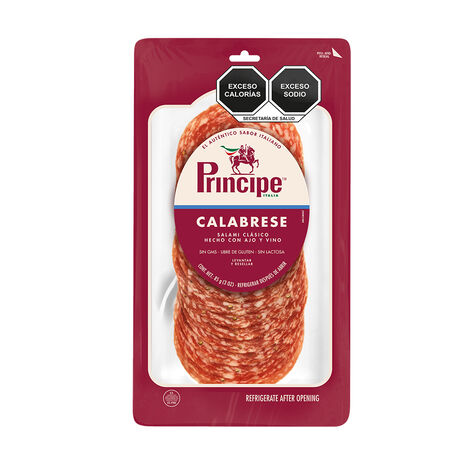 Salami Calabrese Rebanado Principe 85 g