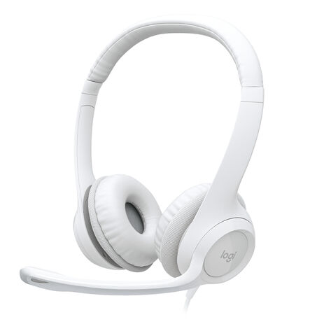 Aud&iacute;fonos H390 USB logitech blancos