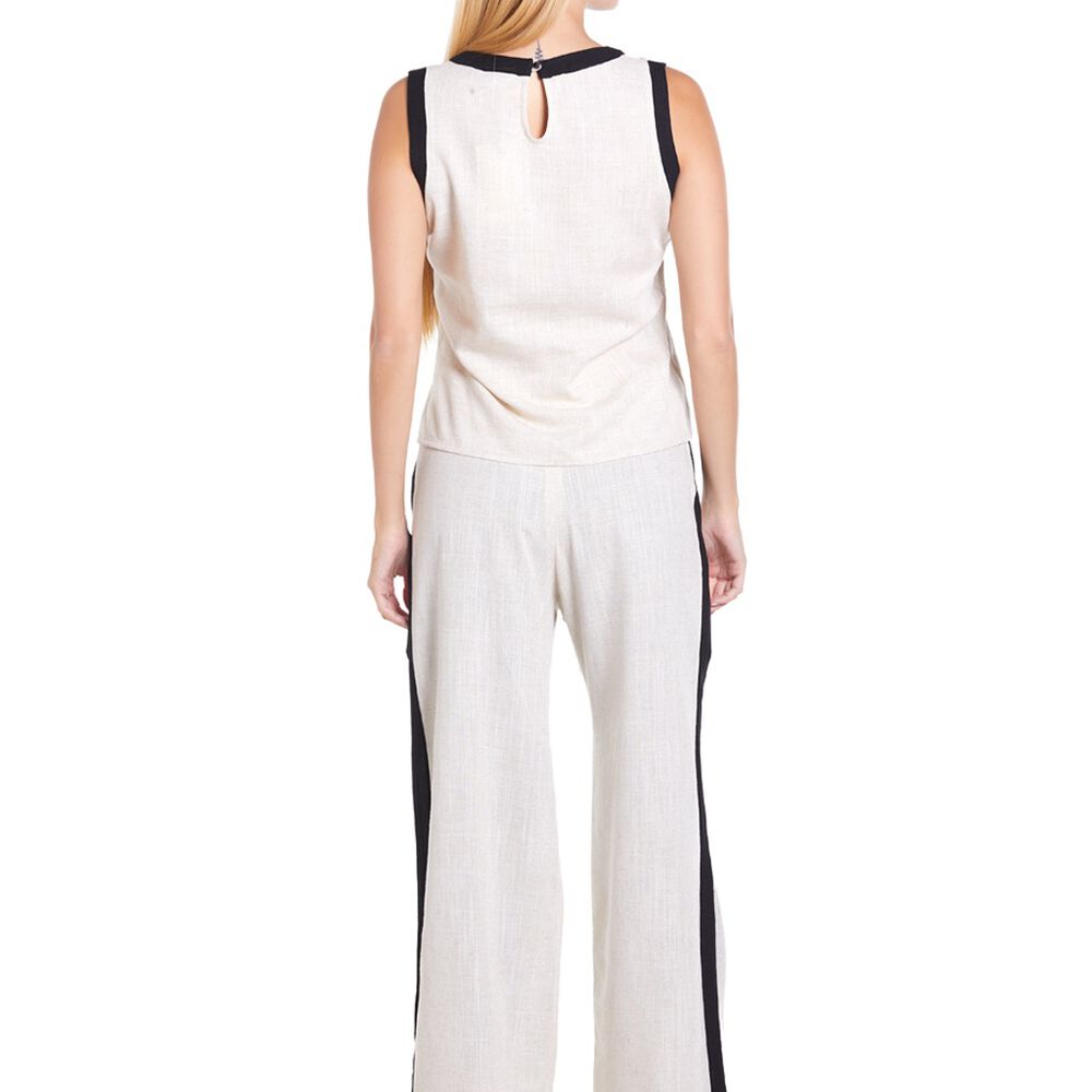Conjunto Sin Mangas Blanco talla G Ann Miller image number 1
