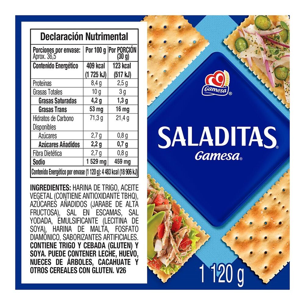Galletas Saladitas Gamesa 8/140 g image number 2