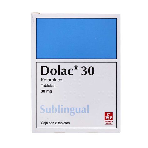 Dolac 30mg Tab Subling con 2