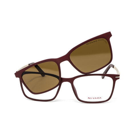 Lentes oftalmicos Nivada con clip para caballero