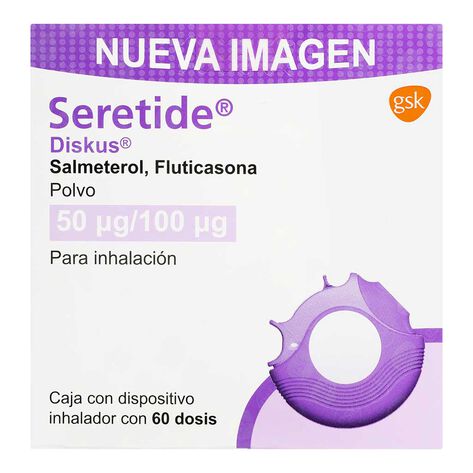 Seretide Disk 100/50mcg Pvo con 60dsis