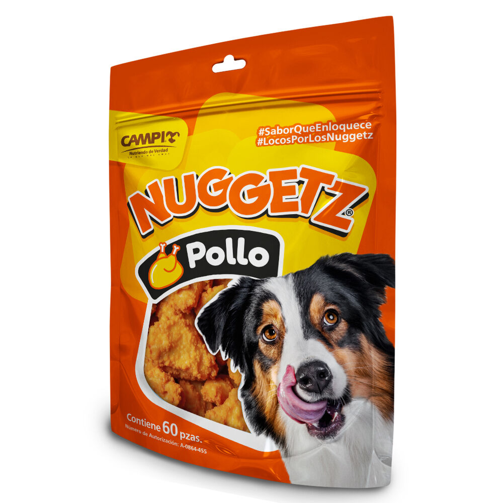 Premios para perro Nuggetz pollo Campi 60 Pzas image number 1