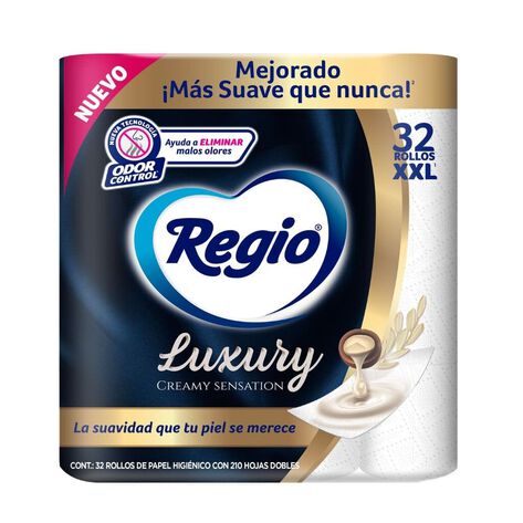 Papel higi&eacute;nico Regio Luxury XXL 32 Rollos