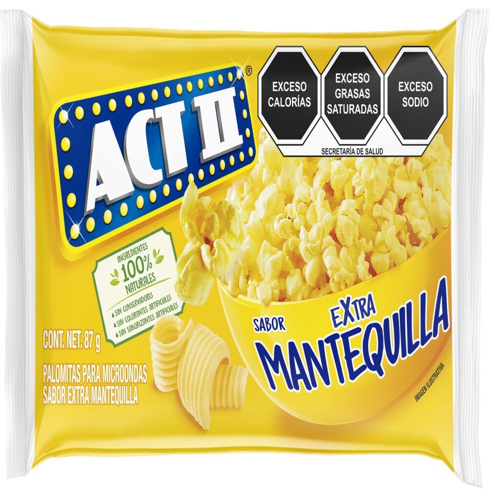Palomitas Sabor Extra Mantequilla Act II 24/87 g image number 2