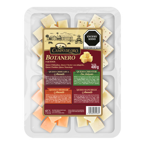Botanero 4 Quesos Campo de Oro 400g