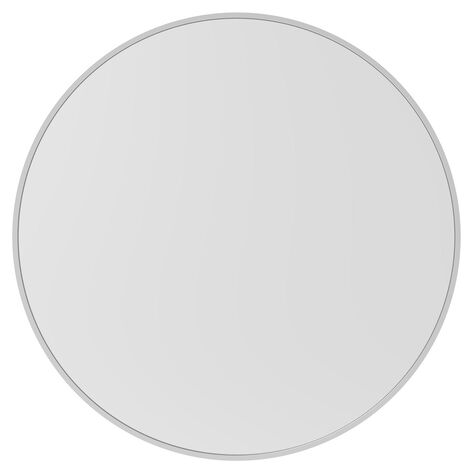 Espejo redondo plateado Alloy Members Choice