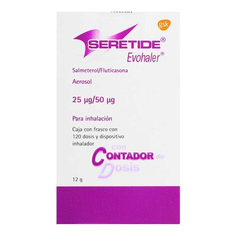 Seretide Evohal 50/25mcg Aero 120 Dsis