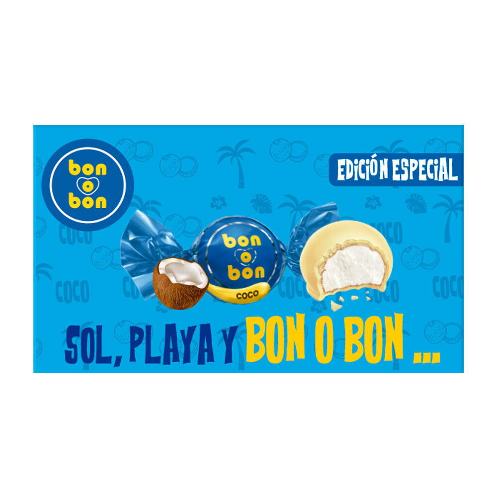 Bomb&oacute;n Sabor Coco Bon o Bon 36 pz image number 1