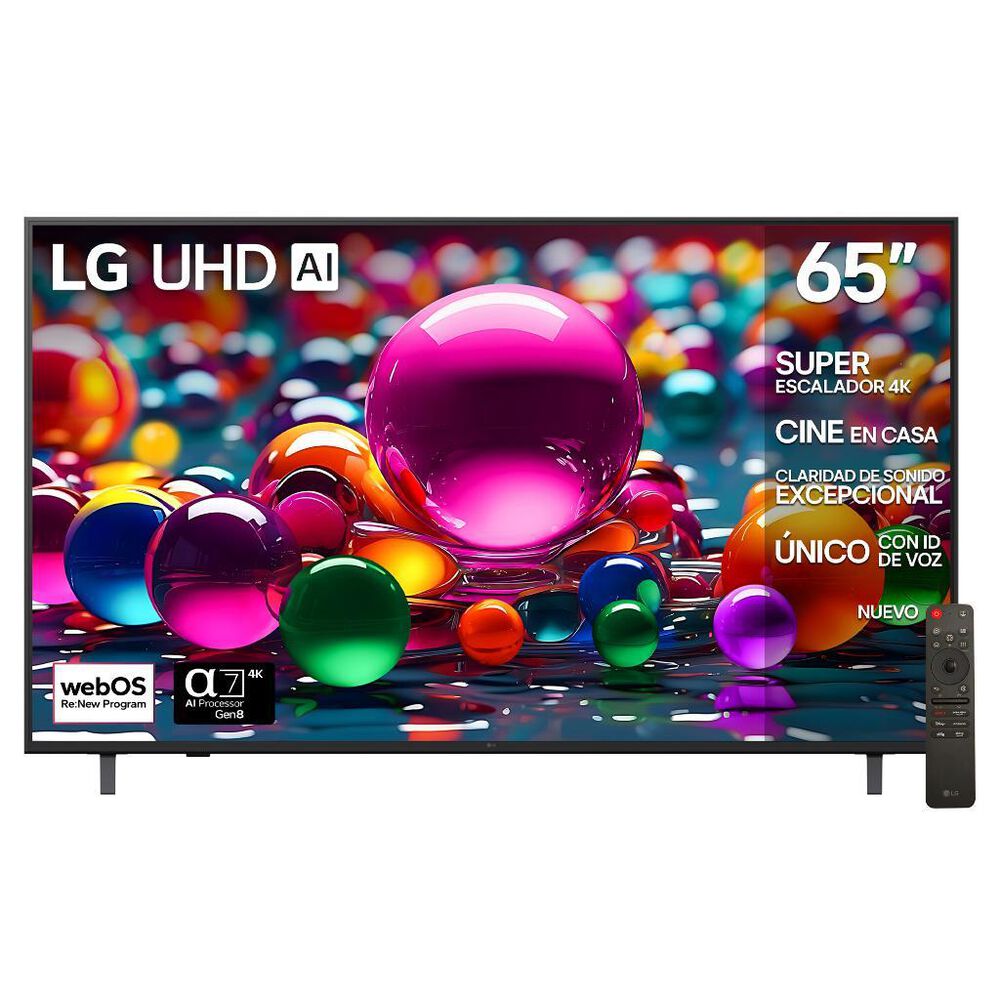 Pantalla 65" LG 4K UHD AI Smart TV UA8050 image number 1